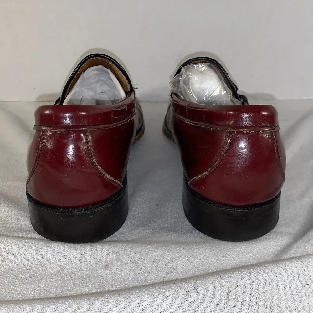 Sebago Men's Tassel Loafers in Burgundy